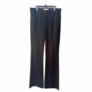 Banana Republic Black Sloan Fit Flat Front Dress Pants WM  SZ  OS 15” Waist Flat